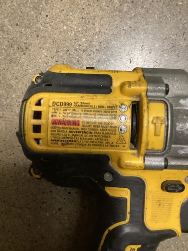 Taladro/destornillador percutor inalámbrico sin escobillas Dewalt DCD999 20V MAX 1/2 pulgada - amarillo - Imagen 2 de 4