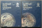 Set of 2 Whitman National Park Quarters Coin Folder 1 & 2 2010-2021 Book