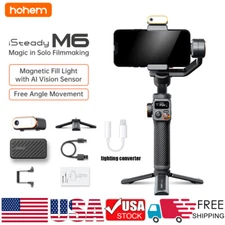 Hohem ISteady M6 Kit Gimbal Stabilizer AI Magnetic Fill Light For IOS Phone