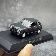 NOREV 1:43 Peugeot 104 Z52 1979 grey alloy car model