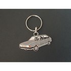 Porte-clés profil Simca Talbot 1307 1308 1309 1510, Chrysler 150 (gris)
