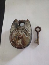 Chubb London Padlock Heavy Duty vintage 1 key strong