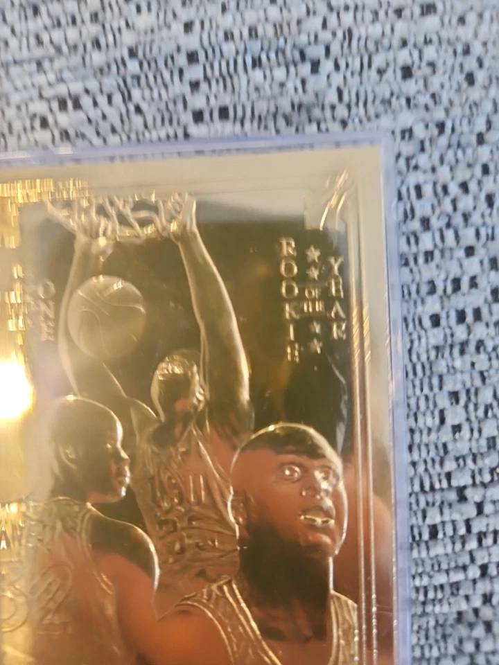 Shaquille O'Neal 1994 Novato del Año Oro 23kt Juego Clásico Serie Limitada Foto 3 de 4