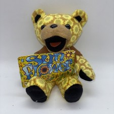 Grateful Dead Bean Bear Sunflower Birthday Tour Memory 3/2/92 NWT