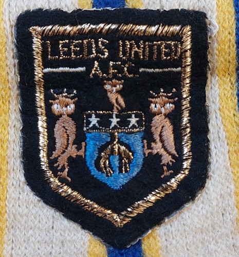 Rare football scarf vintage Leeds United 1970s, old soccer scarves - Picture 11 of 13