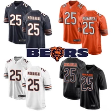 Men's  Kyle #25 Monangai Bears 2025 All Stitched Jersey Navy/White/Orange/Carbon