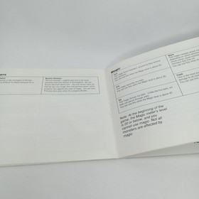 Vintage Video Game Instruction Booklet Hydlide Nintendo NES 1990s Gaming