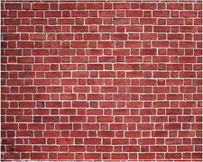 10 X 8 Ft Brick Wall Backdrop for Photoshoot Polyester Fabric Red