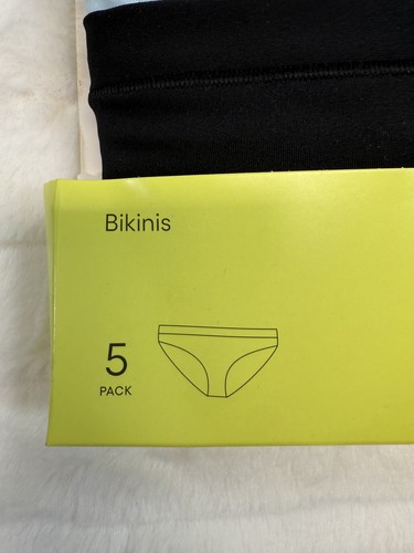 All In Motion Bikinis Underwear Youth Large 10/12 5 Pack Moisture Wicking Multip - Picture 2 of 10