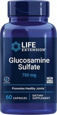 Life Extension Glucosamine Sulfate, 750 mg, Supports Knee Comfort and Joint...