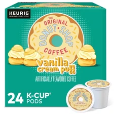 The Original Donut Shop Vanilla Cream Puff Medium Roast Keurig K-Cup 