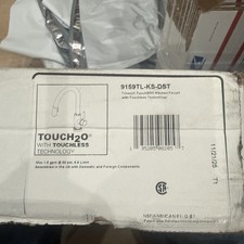 Delta Faucet Trinsic Touch Kitchen Touchless Pull Down Sprayer Black Stainless