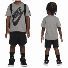 NIKE SPORT AUTHENTIC TODDLERS BOYS ORIGINAL BRAND NEW 2Pc SHORTS SET Sz 3T, NWT