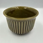 McCoy Pottery USA #138 Ribbed Panel Green Vase Planter Pot Bowl 5" Vtg MCM RARE