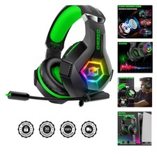 Gaming Headset for PC, Ps4, Ps5, Xbox Headset with 7.1 Surround Sound, Gaming...
