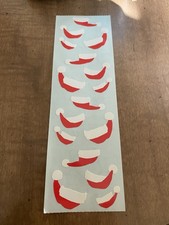 VINTAGE MRS GROSSMAN'S STICKERS Holidays Christmas Santa Claus Noel Hats Gifts