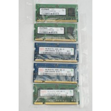 Elpida Hynix 1GB PC2-6400S DDR2 Laptop RAM 5pc Lot SODIMM 800MHz EUC