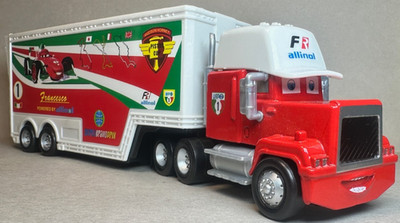 Disney Pixar Cars 2 Francesco Bernoulli Hauler Semi #1 Diecast Deluxe 1:55 FC