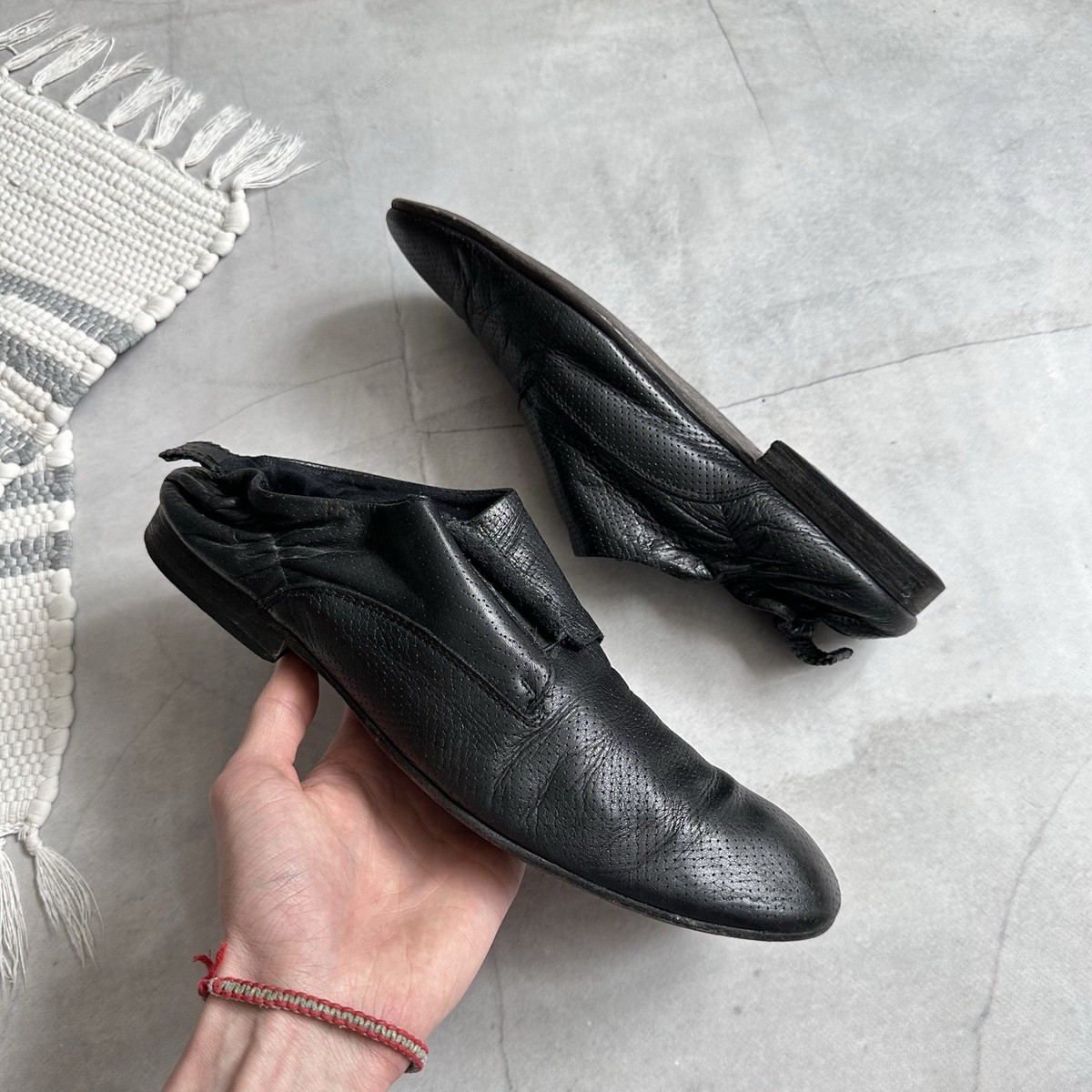 Diesel Archive Leather Slip On Boots Shoes As 98 Hedi Slimane 