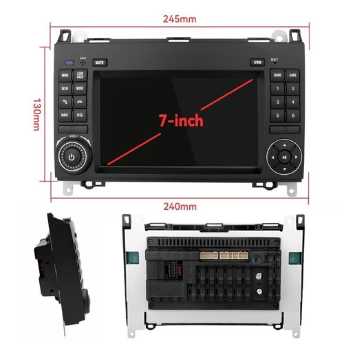 7" For Mercedes Benz Vito W447 Android12 WIFI GPS Radio CarPlay +Backup camera - Afbeelding 6 van 24