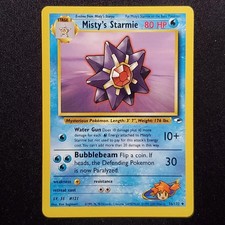 Misty's Starmie 56/132 Unlimited Uncommon Gym Heroes Pokemon Lightly Played on eBay