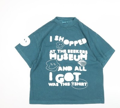 Blaues T-Shirt Herren UK Größe XS Sisters & Seekers