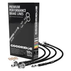 Goodridge Stainless Steel Braided Brake Line Kit for 2007-2014 Cadillac Escalade
