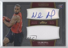 2011 Topps Finest Auto Jumbo Relics 579/589 Niles Paul #AJR-NP Auto 1h3
