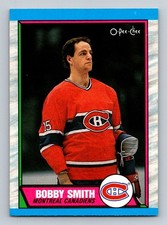 #188 Bobby Smith 1989-90 O-Pee-Chee Montreal Canadiens