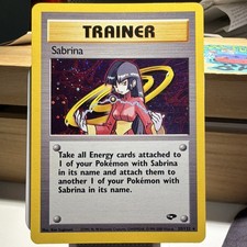 Pokemon TCG Gym Challenge Sabrina Trainer 20/132 Holo Rare Unlimited English on eBay