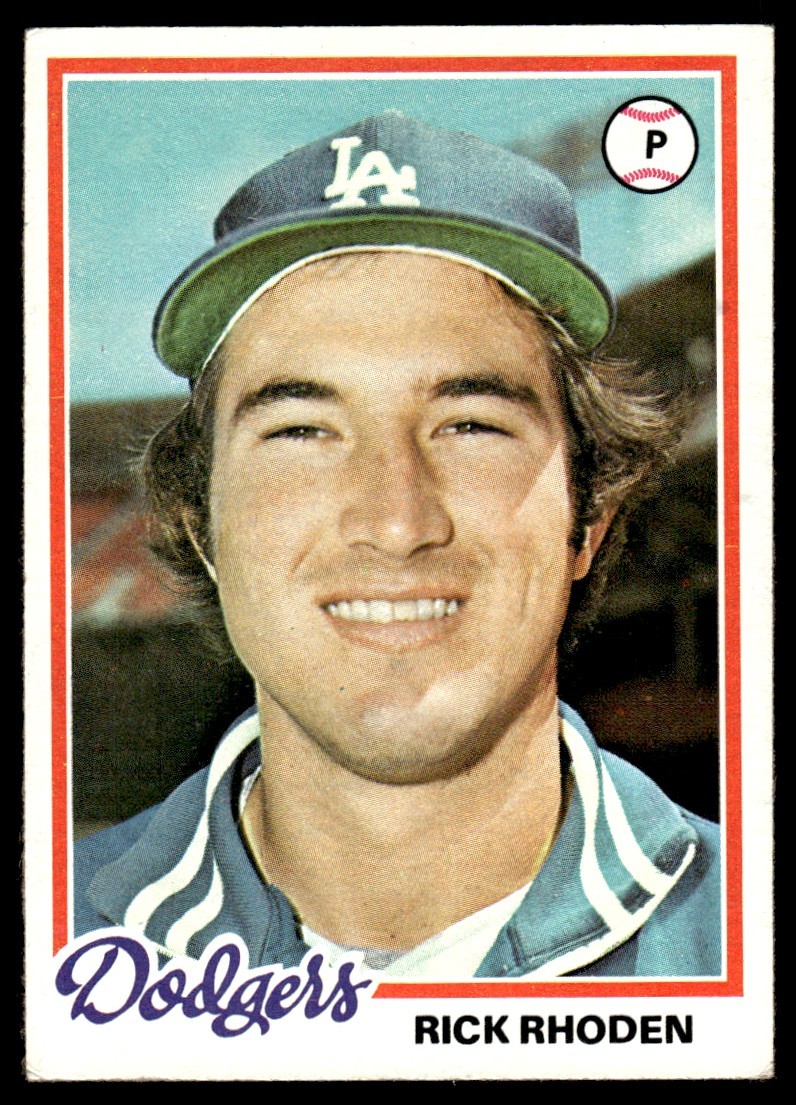 1978 Topps Rick Rhoden Los Angeles Dodgers #605