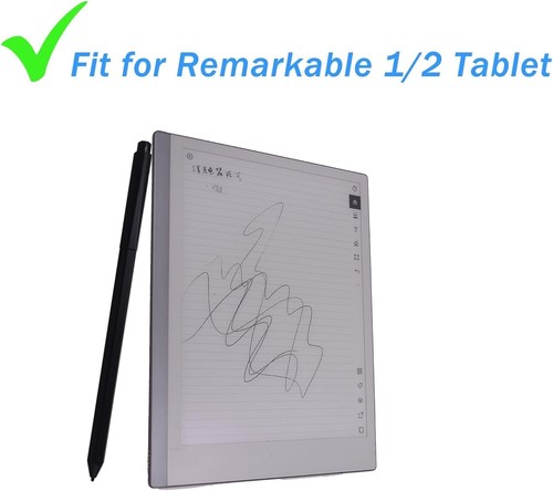 Pen for Remarkable 1/2 Tablet with Eraser, Stylus Black - 第 5/6 張圖片