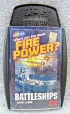 Top Trumps Card Game ~ BATTLESHIPS Who's Got the Most Fire Power? NEW!