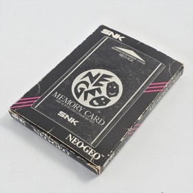 NEO GEO AES Memory Card Boxed -Battery Replaced- NEO-IC8 Neogeo SNK JAPAN 2390
