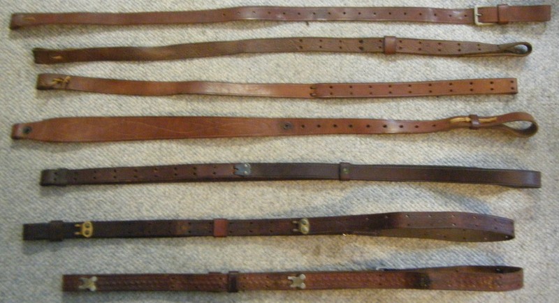 7 Vintage Leather Slings