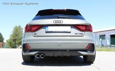  Edelstahl Racing-Komplettanlage ab OPF Audi A1 Typ GB 40 TFSI 2x76mm