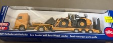 Low Loader with Four Wheel Loader Liebherr 580 SIKU Super 1839