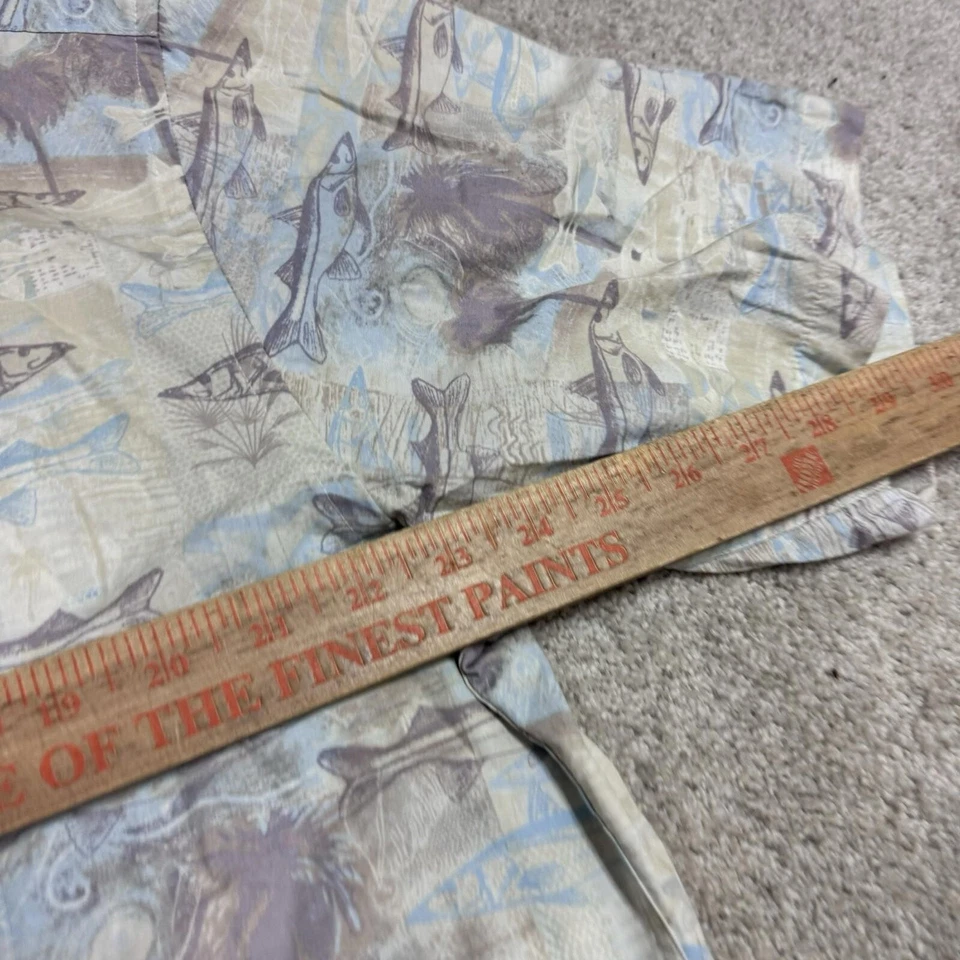 Campia Moda Button Down Shirt Men’s Multicolored Short Sleeve Size XL - Image 3 of 4