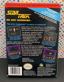 Star Trek the Next Generation NES box only