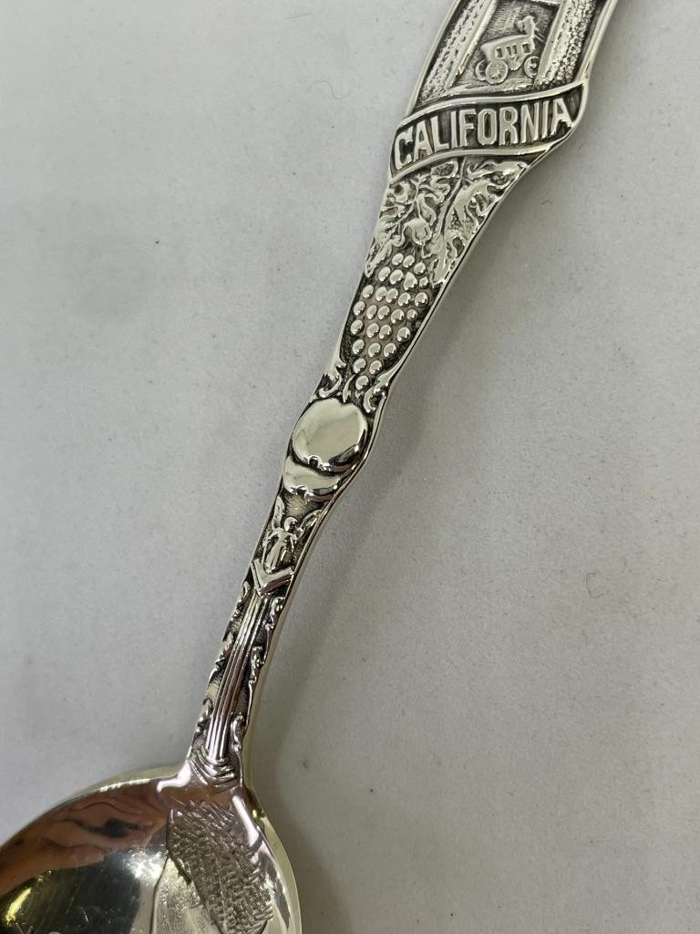 VINTAGE MECHANICS STERLING, GOLDEN GATE SAN FRANCISCO, CA. SPOON  "H"   