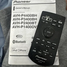 PIONEER Multimedia DVD Receiver GENUINE Remote Control AVH-P4400BH AVH-P3400BH