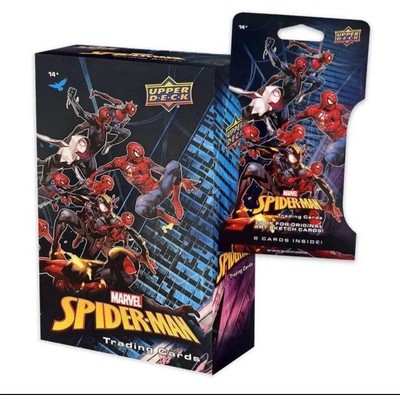 UPPER DECK 2024 Marvel Spider-Man Trading Card Box - Original Art Sketch Chance!