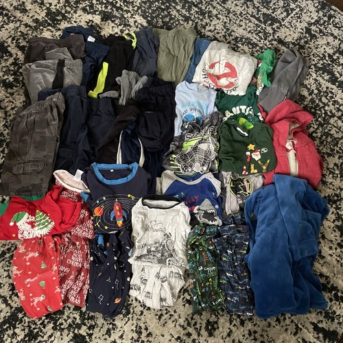 Paket Jungen Herbst Winter Kleidung Größe 6 7 8 - 35 Teile