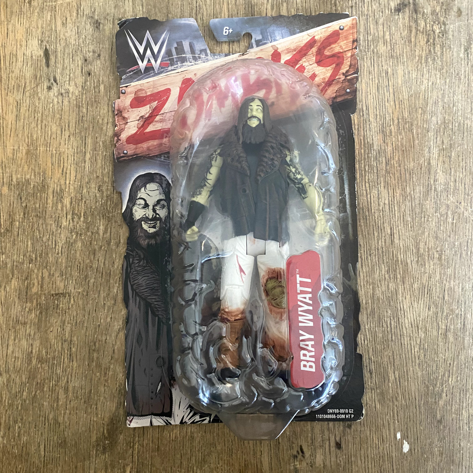 WWE Zombie - Bray Wyatt - Wrestling Figure New Damaged Blister