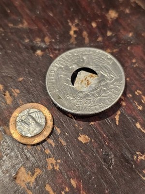 cigarette through quarter trick Vintage Cigarette Through Coin Rare Magic Trick Quarter No Instructions