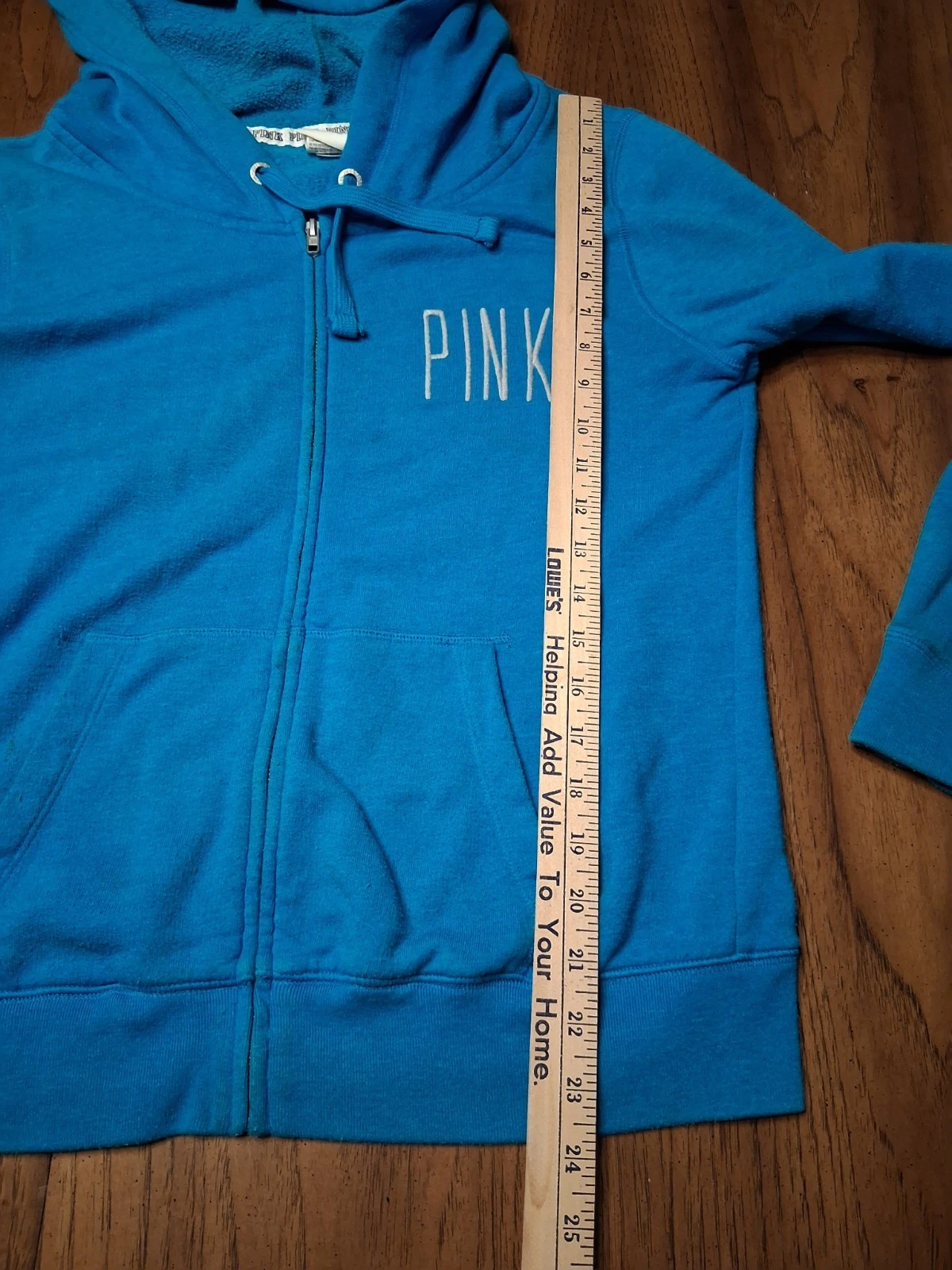 UNDERCOVER Giacca con cappuccio e zip ROSA Victorias Secret blu taglia S rosa amore