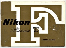 Nikon F Photomic T Instructions / Manual 66.7.A0 B - 1966 - FAIR