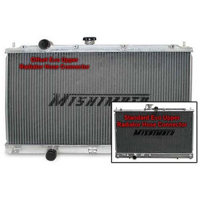 Mishimoto Aluminum Radiator for Mitsubishi Evo 8 9 VIII IX w/ Tubular Manifold
