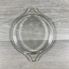 VTG Replacement  Pyrex Glass Lid Only 470-C for Casserole Tab Handles