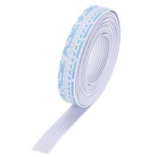 24AWG IDC Wire Flat Ribbon Cable 3 m/9.8ft Length 1.3mm Pitch 10 Pin Blue and...
